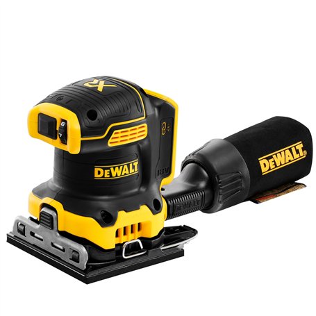 DEWALT DCW200N-XJ Ponceuse à paume sans balais XR 1/4 feuille 18 V (unité nue)