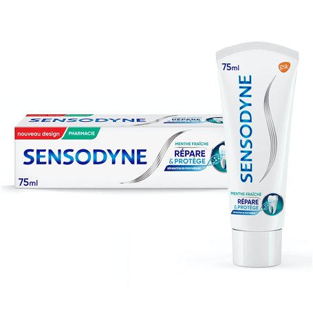 Sensodyne Dentifrice Répare & Protège Menthe Fraîche