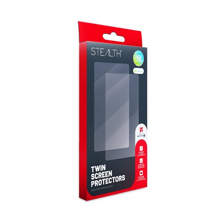 STEALTH Lot de 2 films protecteurs d'écran et chiffon de nettoyage compatibles avec Switch 2