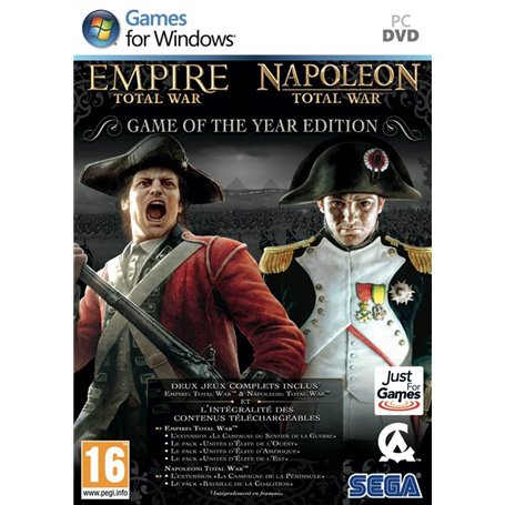 Total War : Empire + Total War : Napoleon - édition jeu de l'année