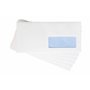 Blake Everyday | enveloppe DL+ (11 x 23cm) avec fenêtre | lot de 100 unités | 90 GSM | enveloppes blanches à bande protectrice |