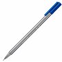 Staedtler Triplus 334 Lot de 4 stylos à pointe fine Pointe superfine 0,3 mm Noir/bleu/rouge/vert