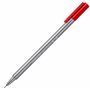 Staedtler Triplus 334 Lot de 4 stylos à pointe fine Pointe superfine 0,3 mm Noir/bleu/rouge/vert