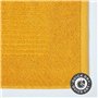 HOMESCAPES Tapis de Bain Uni en 100% Coton, Couleur Jaune Ocre, rectangulaire 50 x 80 cm