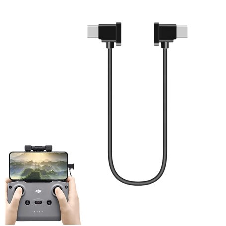 USB-C vers USB-C Câble de Données OTG pour Télécommande DJI Mavic 3 Mini 2 Mini 3 Pro Air 2S Mavic Air 2 DJI RC-N1 RC Pro DJI Os