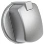SPARES2GO Bouton de Contrôle compatible avec Indesit Cuisinière et Four (Argent/Inox)