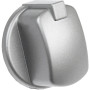 SPARES2GO Bouton de Contrôle compatible avec Indesit Cuisinière et Four (Argent/Inox)