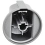 SPARES2GO Bouton de Contrôle compatible avec Indesit Cuisinière et Four (Argent/Inox)
