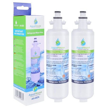 2x AquaHouse AH-BEK Réfrigérateur Filtre à eau pour Beko 4874960100