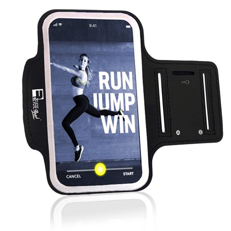 RevereSport Brassard Compatible iPhone SE 2020 / SE 2022. Armband de Sport pour Téléphone sans Rebond pour Courir