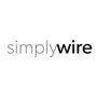 simplywire - Égouttoir à Vaisselle - Antirouille avec Support de Couverts - Acier recouvert de Plastique Noir