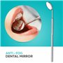 HOKIN Miroir Dentaire en Acier Inoxydable Inspection des Dents Bouche en Acier Inoxydable Miroir Dentiste Outil Stomatoscope Ave