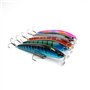 Qtuie Leurres de Pêche Lot de 5 Leurre Peche Bioniques à Couler Lent au Brochet, en Mer pour Bar, Perche, Truite Leurre de Peche