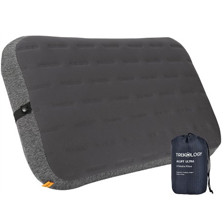 TREKOLOGY Grand Coussin Gonflable - Coussin de Camping en Aluminium pour la Plage et Le Camping - Oreiller Gonflable pour Les Av