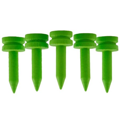 TH Golf Lot de 100 tees de golf en bambou vert 26 mm biodégradables respectueux de l'environnement et durables