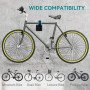 HOMCOM Support de réparation de vélo, support mural pour réparation de vélo avec pince réglable, support d'entretien pour vélo d