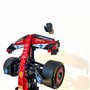 3Dudes & Dad Support mural compatible avec LEGO® Technic Ferrari SF-24 F1 Car – Crochet de rangement conçu sur mesure pour l'ens