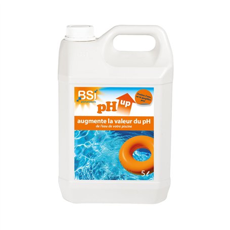 BSI - pH Up Liquide - Pour Augmenter pH de Piscine ou Spa - 5 L