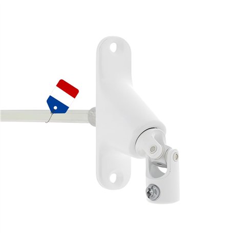 Sortie de Caisson Volet Roulant 90° – D590MB - Longueur 355 mm – Renvoi de Manivelle 6 Pans 7 – Système de Manœuvre à Manivelle