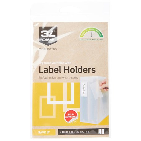 3L Supports autocollants pour étiquettes en polypropylène