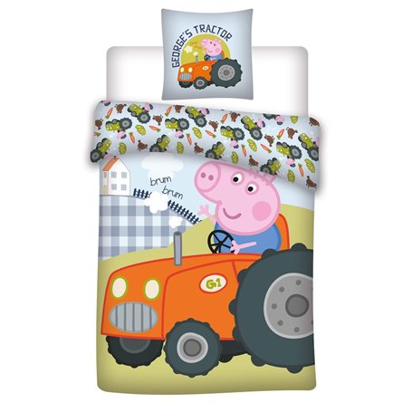 036 Peppa Pig Parure de lit réversible