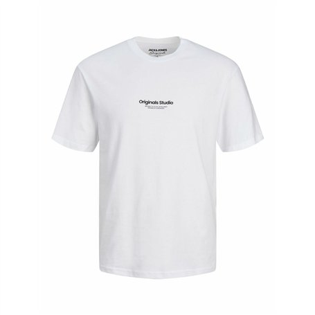 T-shirt à manches courtes homme Jack & Jones JORVESTERBRO TEE SS 12240121 Blanc