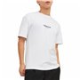 T-shirt à manches courtes homme Jack & Jones JORVESTERBRO TEE SS 12240121 Blanc