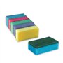 York Lot de 10 éponges à récurer Multicolore Taille S