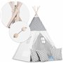 Nukido Tipi Stabilisateur de tente 122 x 3 cm Kit d'outils Tea-Pee pour enfant Stabilisateur Tipi Système de blocage pour systèm