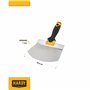 HARDY WORKING TOOLS - Couteau Stucateur Pour Seau 16,5 cm - Grattoir À Seau - Spatule Stucateur - Manche Bi-Matière