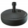 Base de parasol polyethylene 10 kg 39 x 39 x 13 cm en chocolat
