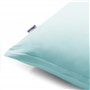 DecoKing Lot de 2 taies d'oreiller 50 x 60 cm en jersey de coton avec fermeture éclair - Bleu clair - Ambre