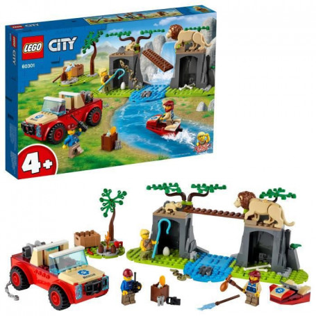 LEGO 60301 City Wildlife Le tout-terrain de sauvetage des animaux sauvages. joue 56,99 €