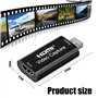 Plug & Play Capture 4K Adaptateur USB HDMI Carte Portable pour Stre