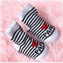 Distinct® Chaussettes en coton pour bébé chaussettes mignonnes J'aime MaMan + j'aime PaPa Chaussettes en coton pour nouveau-nés 