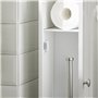 SoBuy® FRG135-W Support Papier Toilette Armoire Porte-Papier Toilette Porte Brosse WC Meuble de Salle de Bain sur Pied en Bois -
