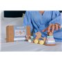 EverEarth Coffret Cadeau Bébé Bio - Fabrication Bois - Tour à Empiler, Hochet & Caneton - Cadeau Naissance Garçon et Fille - Pei