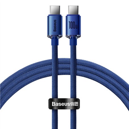 Câble USB-C vers USB-C Baseus CAJY000603 Bleu