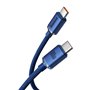 Câble USB-C vers USB-C Baseus CAJY000603 Bleu