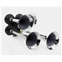 24/7 AUTO Klaxon pneumatique quadruple chromé 24 V pour camion tracteur bateau