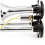 24/7 AUTO Klaxon pneumatique quadruple chromé 24 V pour camion tracteur bateau