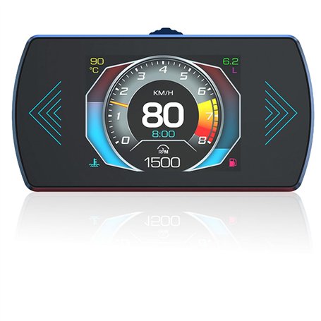 GOFORJUMP P12 5.8 TFT OBD2 Hud Affichage tête Haute Projecteur numérique de Vitesse de Voiture Ordinateur de Bord Tachymètre OBD