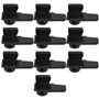 Be In Your Mind Lot de 10pcs Inserts en Plastique pour Changeur de Pneus Noirs Protection de Machine à Pneus Compatible avec Les