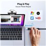 UGREEN Webcam Full HD 1080P 30FPS Caméra USB PC Mise au Point Fixe Deux Micro 360 Degrés Rotation Plug Play Windows MacOS Linux