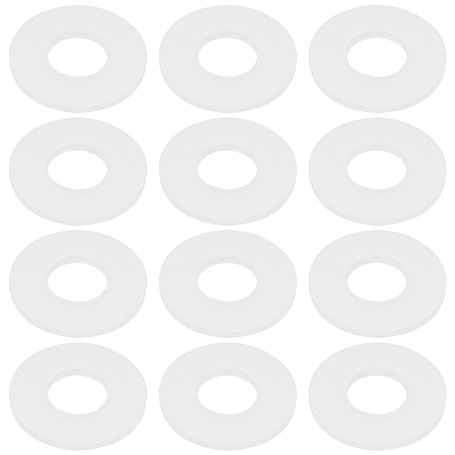 Create idea 50 Pièces Joints Plats en Nylon Et Plastique Diamètre Intérieur 6 Mm Diamètre Extérieur 14 Mm épaisseur 1 Mm Adaptés