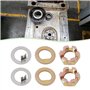 The Lord of the Tools Kit de 4 écrous Et Rondelles de Broche Remorque 1 Pouce Essieux 2 000 à 7 000 Lb Comprend écrous à Créneau