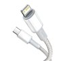 Câble USB-C vers Lightning Baseus CATLGD-02 Blanc 1 m