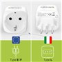 2 Broches Europe vers 3 Broches Italienne pour Italie