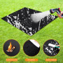 WOCVRYY Tapis de Barbecue 130x160cm Tapis Barbecue Sol d'Extérieur Pliable Tapis de Grille Anti Feu BBQ Tapis Réutilisable Facil