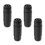 The Lord of the Tools Lot de 4pcs Connecteurs Audio 4 Broches Rechange en PVC Speakons Connecteurs Speakon Femelle à Femelle Pri